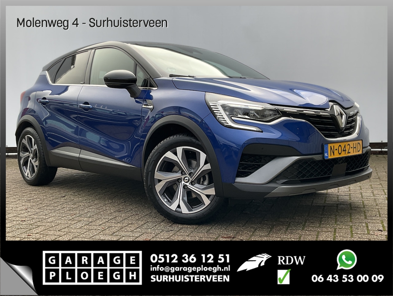 Renault Captur - 1.6 E-Tech Hybrid 145 R.S. Line DealerOH 1Eig FullNavi Cam Carplay - AutoWereld.nl