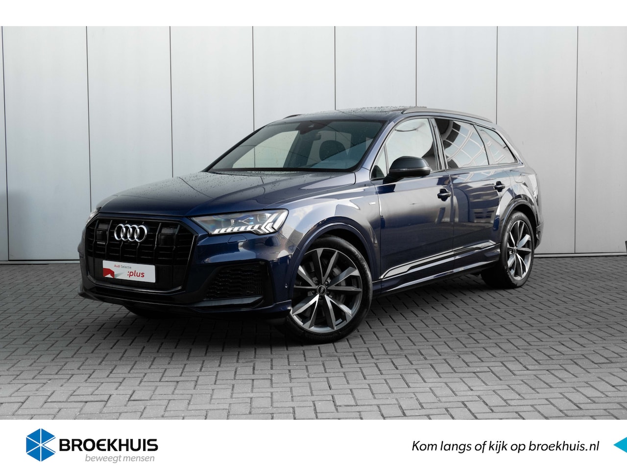 Audi Q7 - 55 TFSI e quattro Pro Line S Competition I luchtvering I trekhaak I stuurwiel verwarming - AutoWereld.nl