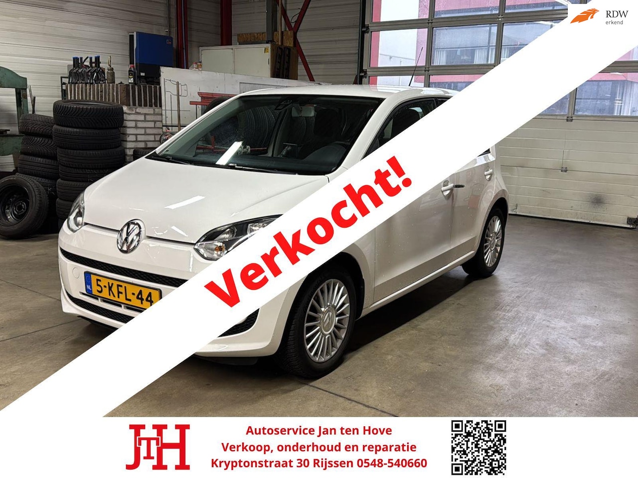 Volkswagen Up! - 1.0 high up! BlueMotion*Cruise Control*Navi*Lichtmetalen velgen*Zeer netjes* - AutoWereld.nl