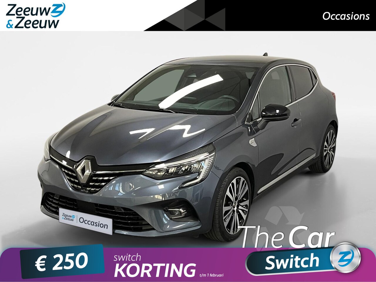 Renault Clio - 1.6 E-Tech Hybrid 140 Initiale Paris Automaat Apple Carplay Android Auto Stoelverwarming A - AutoWereld.nl