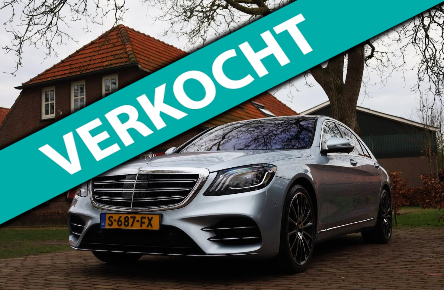 Mercedes-Benz S-klasse - 450 4Matic Premium Plus Aut. | AMG-Pakket | Burmester 3D | Nightvision | Sfeerverlichting - AutoWereld.nl