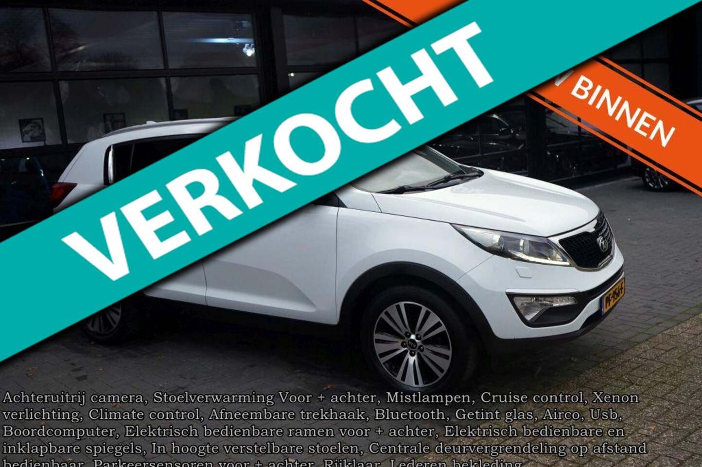 Kia Sportage - 2.0 BusinessPlusLine 2.0 Business Plus Line, Clima, Camera, Leder, Navi - AutoWereld.nl