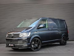 Volkswagen Transporter - 2.0 TDI L1H1 4Motion Highline 199PK BLEU METALLIC / LEDEREN BEKLEDING / VERLAGING / NAVIGA