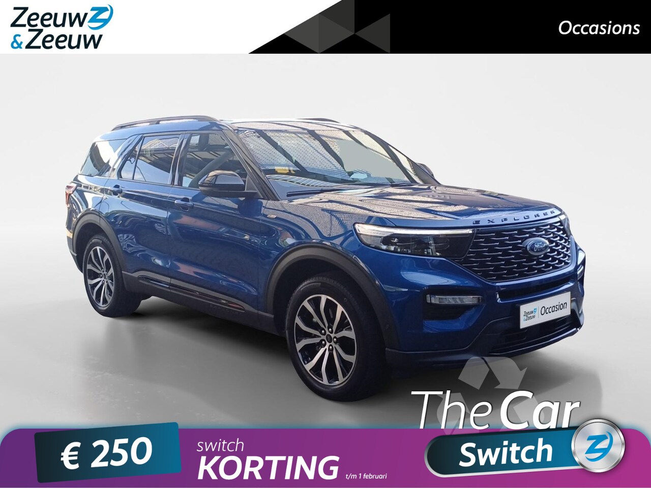 Ford Explorer - 3.0 V6 EcoBoost PHEV ST-Line | Panoramadak | 7-persoons | Full Option | NL-auto | Trekhaak - AutoWereld.nl