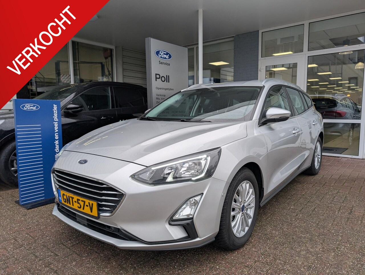 Ford Focus Wagon - 125pk EcoBoost Hybrid Titanium Navi Camera Winter pack Dodehoek detectie Keyless Wagon - AutoWereld.nl