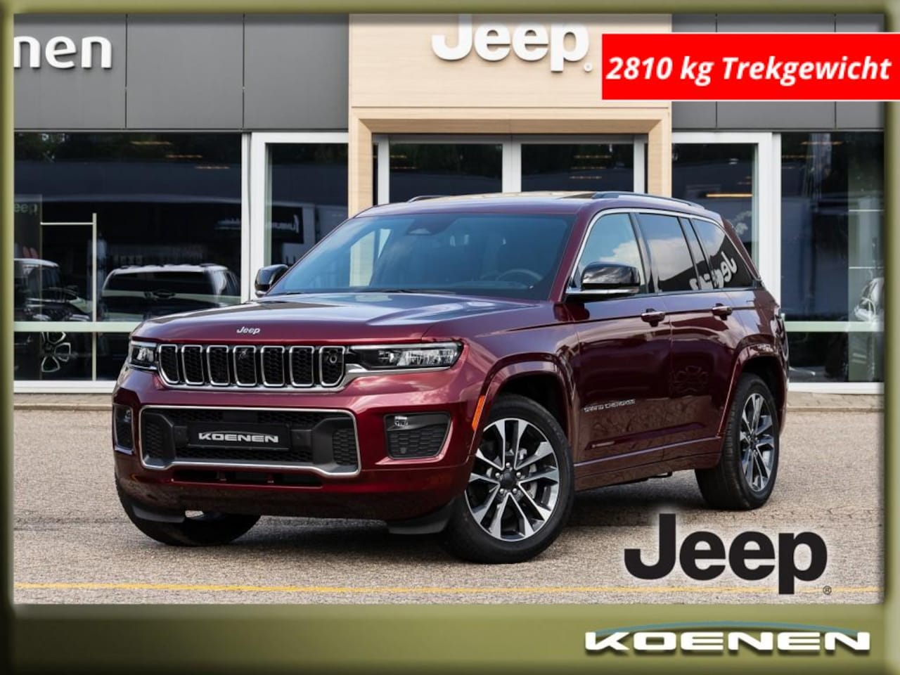 Jeep Grand Cherokee - GEEN BPM !!! 3.6i V6 4x4 Aut OVERLAND / Grijs kenteken / 2 perso - AutoWereld.nl