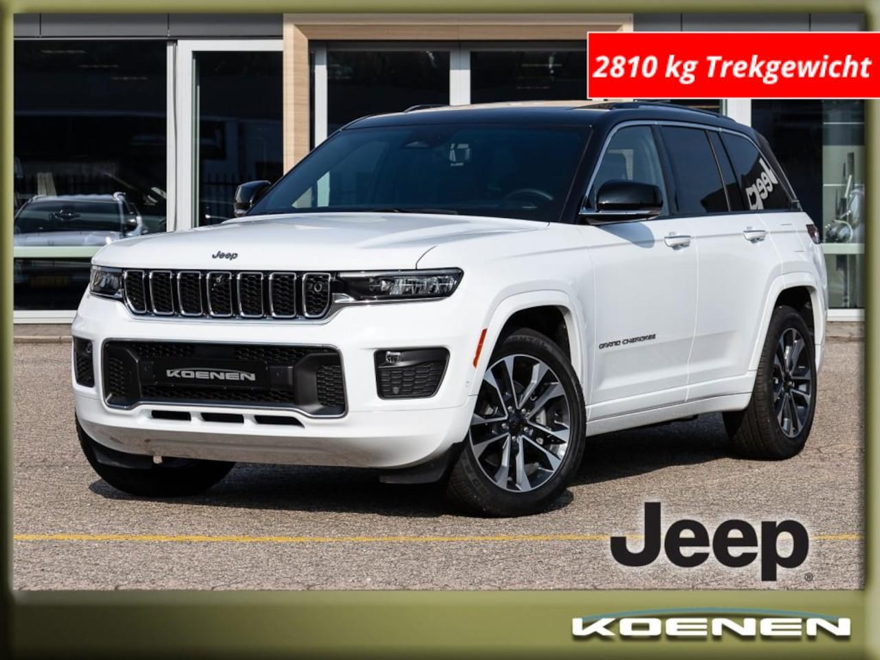 Jeep Grand Cherokee - GEEN BPM !!! 3.6i V6 4x4 Aut OVERLAND / Grijs kenteken / 2 perso - AutoWereld.nl