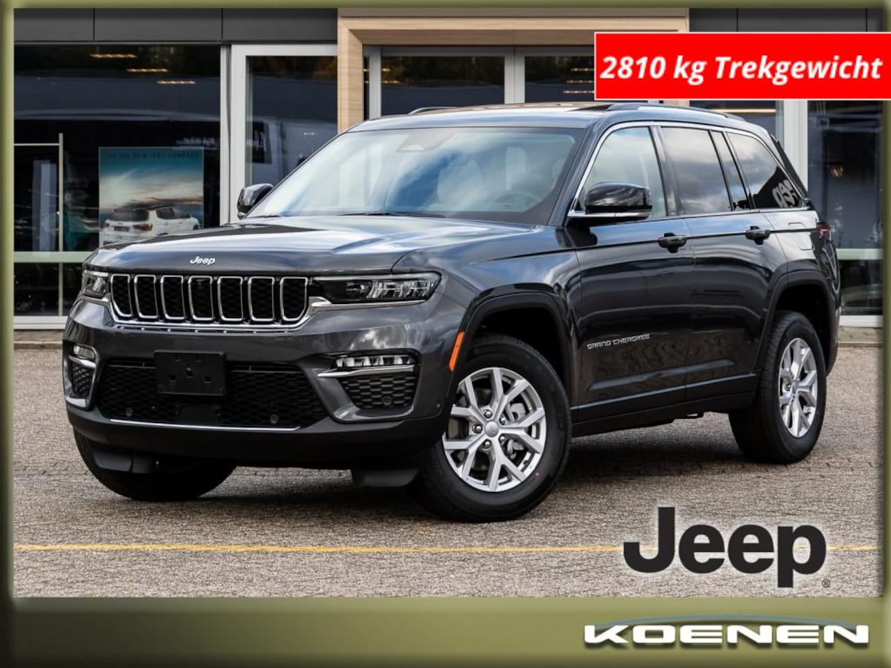 Jeep Grand Cherokee - GEEN BPM !!! 3.6i V6 4x4 Aut Limited / 2810Kg trekgew / Grijs ke - AutoWereld.nl