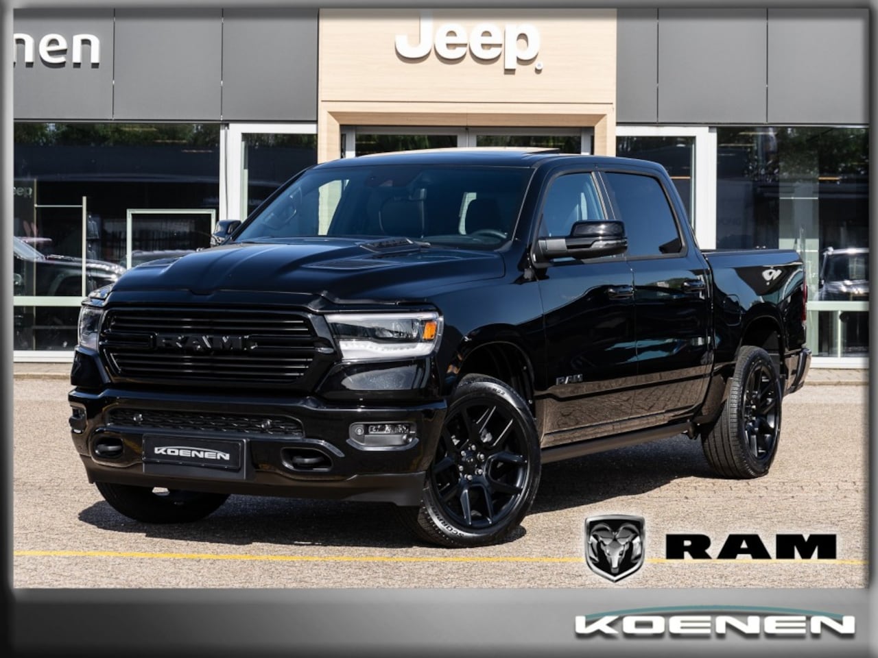 Dodge Ram Pick Up - GEEN BPM !!! 5.7i V8 4x4 Aut. Laramie Sport Night Panoramadak / - AutoWereld.nl