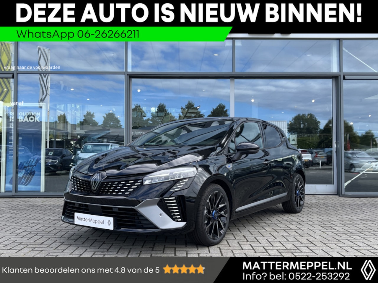 Renault Clio - 1.6 E-Tech Full Hybrid 145 esprit Alpine | Pack Bose | Adaptieve Cruise | Navigatie | Groo - AutoWereld.nl