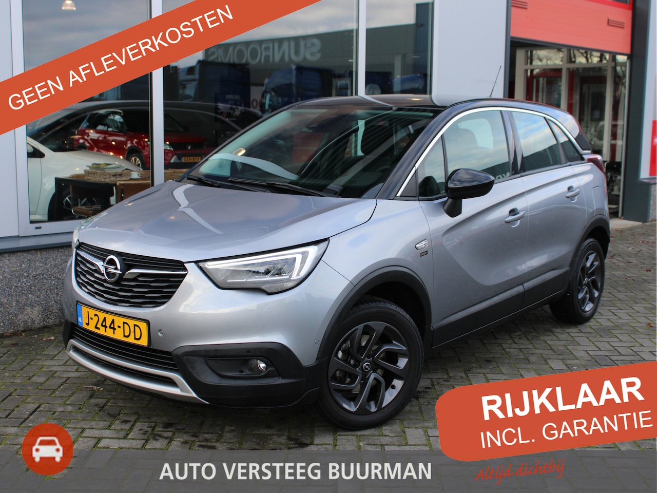 Opel Crossland X - 1.2 Turbo Edition 2020 Navigatie, Cruise en Climate control, Parkeercamera, Lichtmetalen v - AutoWereld.nl