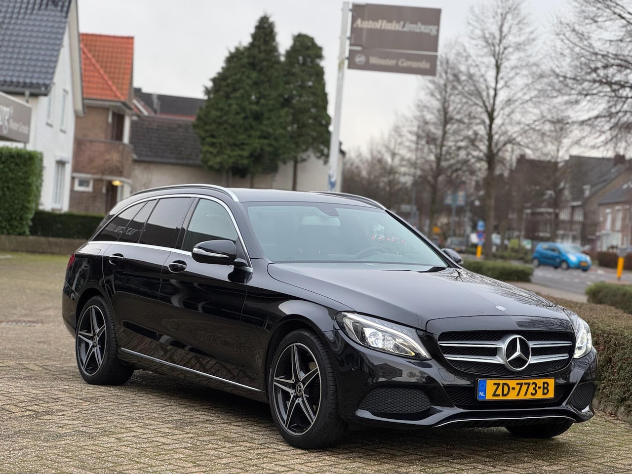 Mercedes-Benz C-klasse Estate - 180 Prestige|Navigatie|Leer|AMG velgen|Zwart-Zwart|Sublieme staat - AutoWereld.nl