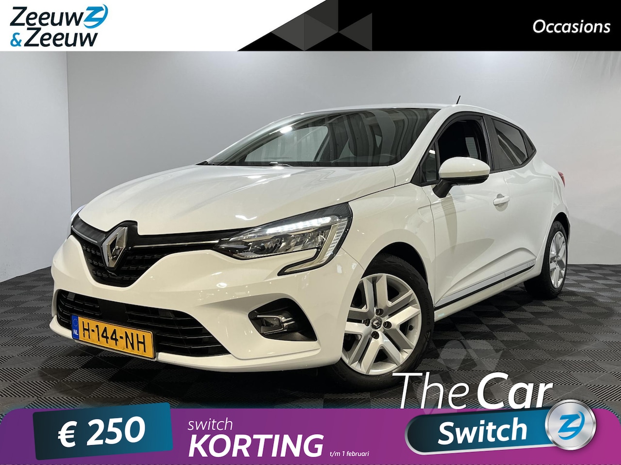 Renault Clio - 1.0 - 100PK TCe Zen | Navi | Parkeersensoren | Airco | Cruise Control | Privacy Glass | Ap - AutoWereld.nl