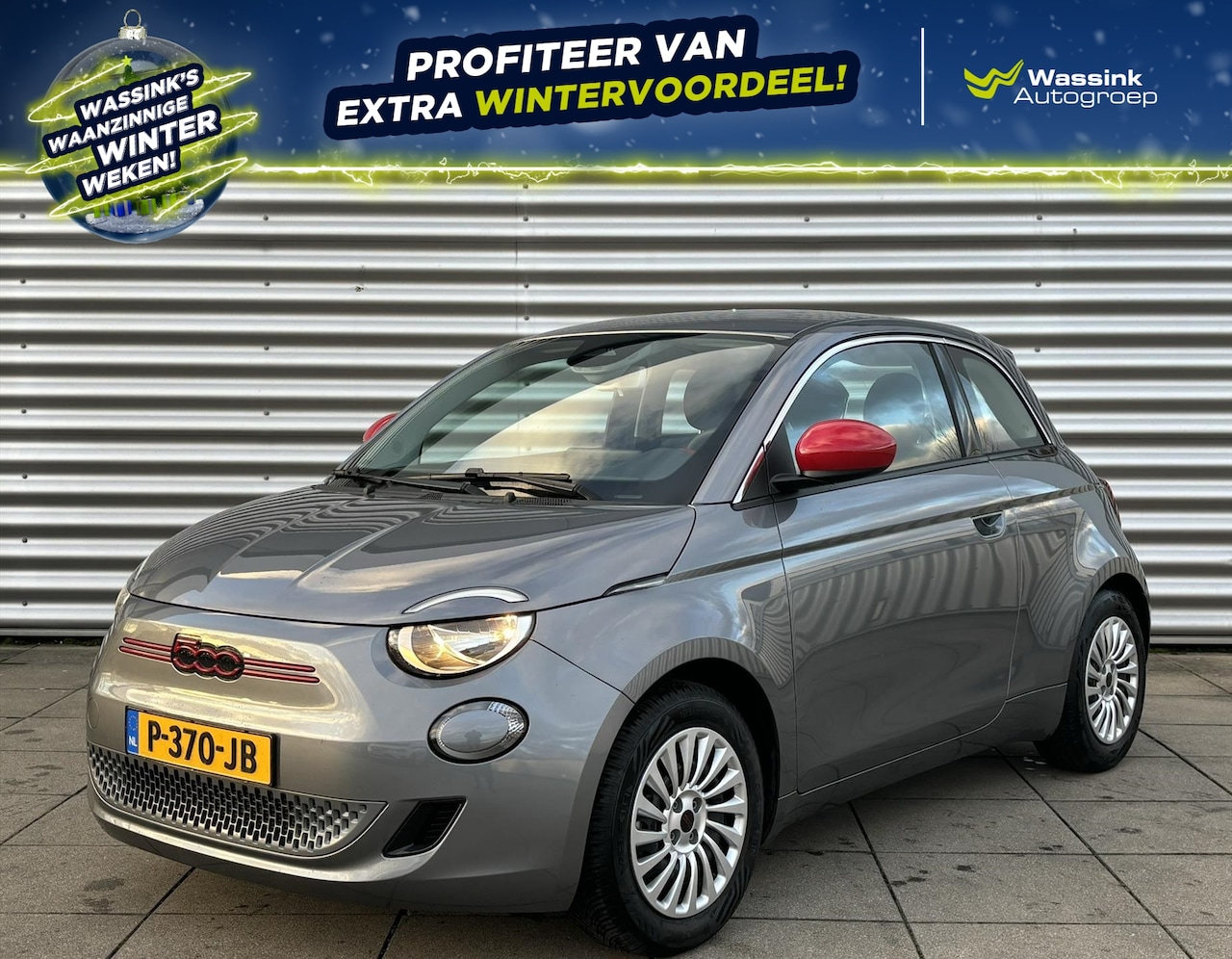 Fiat 500 - 24kWh 95pk Aut RED | Navigatie | Climate Control | Driver Assist | Achteruitrijcamera - AutoWereld.nl