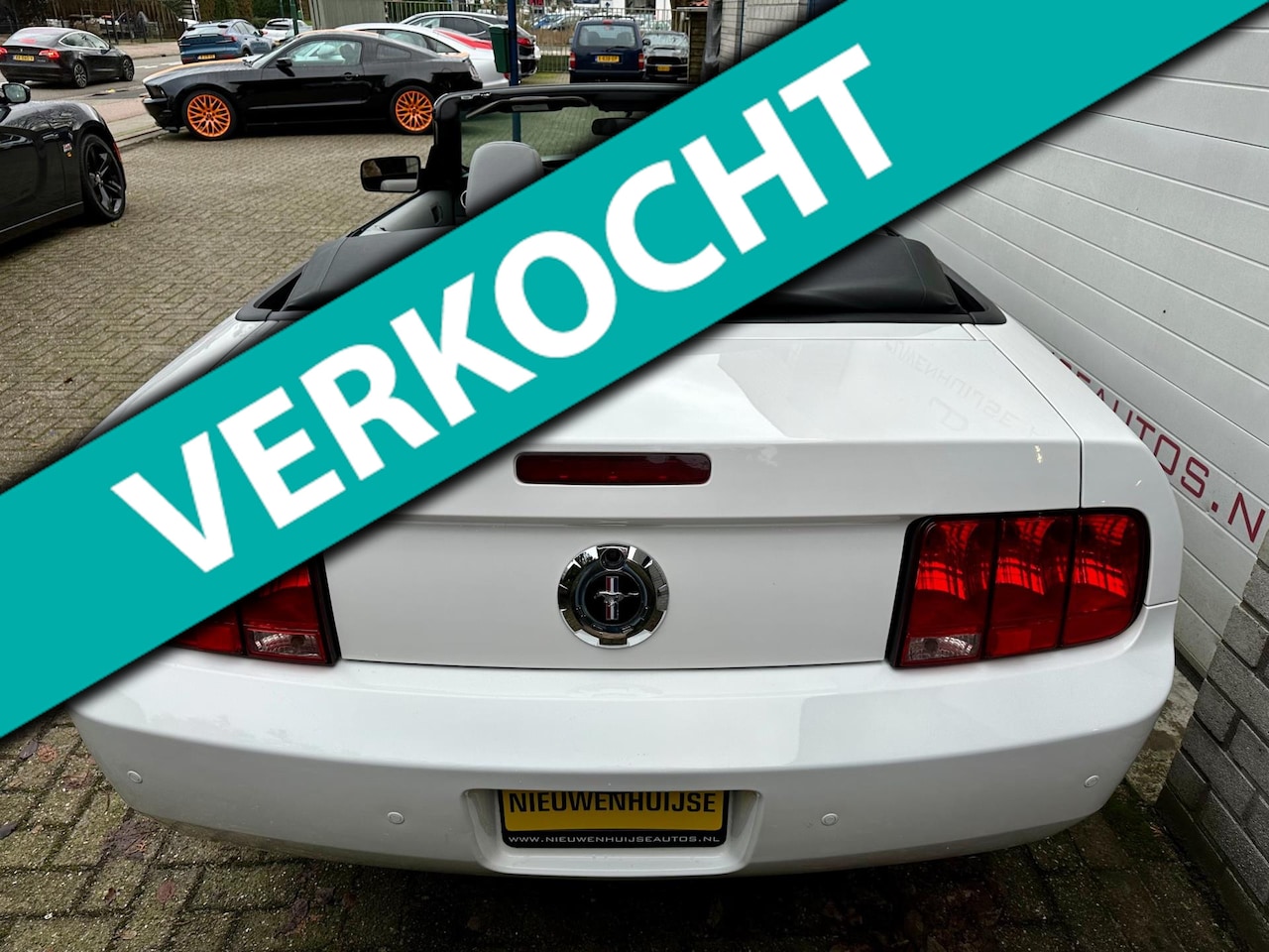 Ford Mustang - USA 4.0 V6 Cabrio, 2e eig, 71.214km! Clean title, incl. historie, Carpass/NAP! - AutoWereld.nl