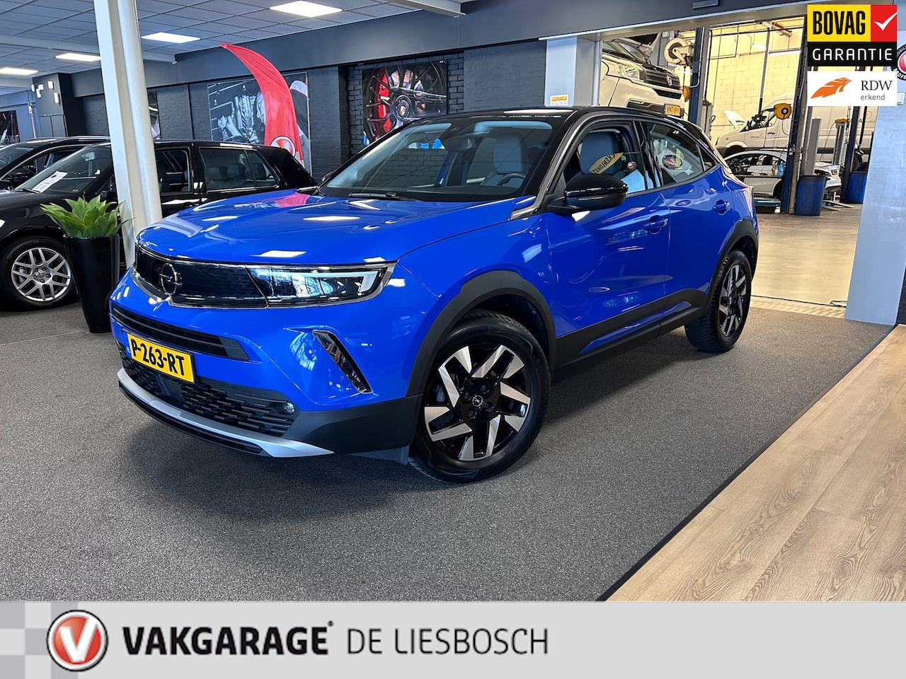 Opel Mokka - 1.2 GS Line / Airco / achteruitrijcamera / Navigatie / metallic blauw - AutoWereld.nl