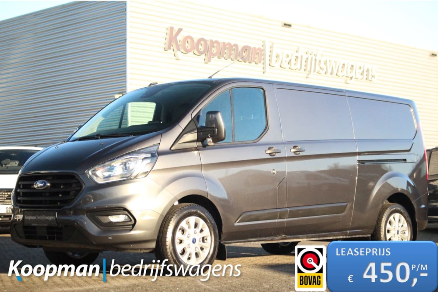 Ford Transit Custom - 300 2.0TDCI 130pk L2H1 Trend | LMV | L+R Zijdeur | Carplay/Android | Trekhaak | Lease 450, - AutoWereld.nl