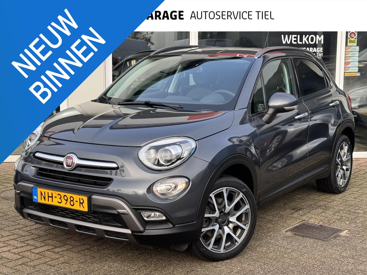 Fiat 500 X - 1.4 Turbo MultiAir Lounge Automaat, Navigatie, Parkeersensoren, Lichtmetalen velgen, Stoel - AutoWereld.nl