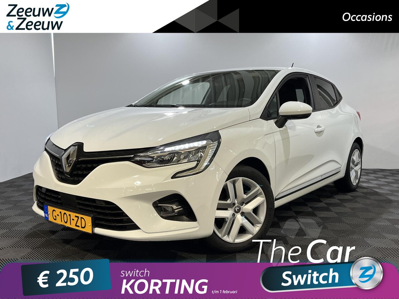 Renault Clio - 1.0 - 100PK TCe Zen | 1e eigenaar | Airco | Apple CarPlay/Android Auto | Cruise Control | - AutoWereld.nl