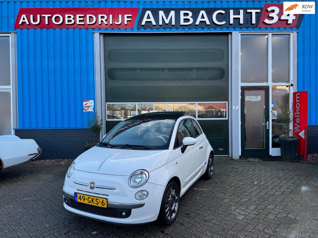 Fiat 500 - 1.4-16V Lounge | Pano | Airco - AutoWereld.nl