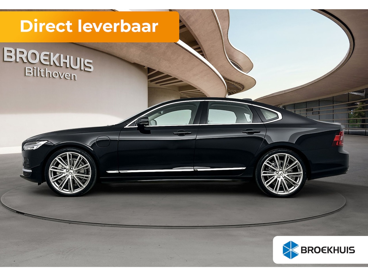 Volvo S90 - T8 Plus Bright | Luchtvering | 21" | Stoelventilatie | Gelamineerd Glas | Adaptive Cruise - AutoWereld.nl