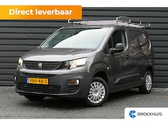 Peugeot Partner - 1.5 BLUEHDI 100PK PREMIUM L1H1 / NAVI / AIRCO / PDC / 3-ZITS / TREKHAAK / IMPERIAAL / BLUE