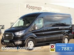 Ford Transit - 350 2.0TDCI 165pk L3H2 Limited | Automaat | L+R Zijdeur | 360° Camera | Adap. Cruise | Car