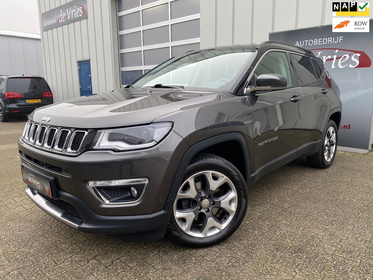 Jeep Compass - 1.4 MultiAir Limited 4x4 Automaat / Clima / Cruise / Navi / Leder / Camera / PDC V&A - AutoWereld.nl