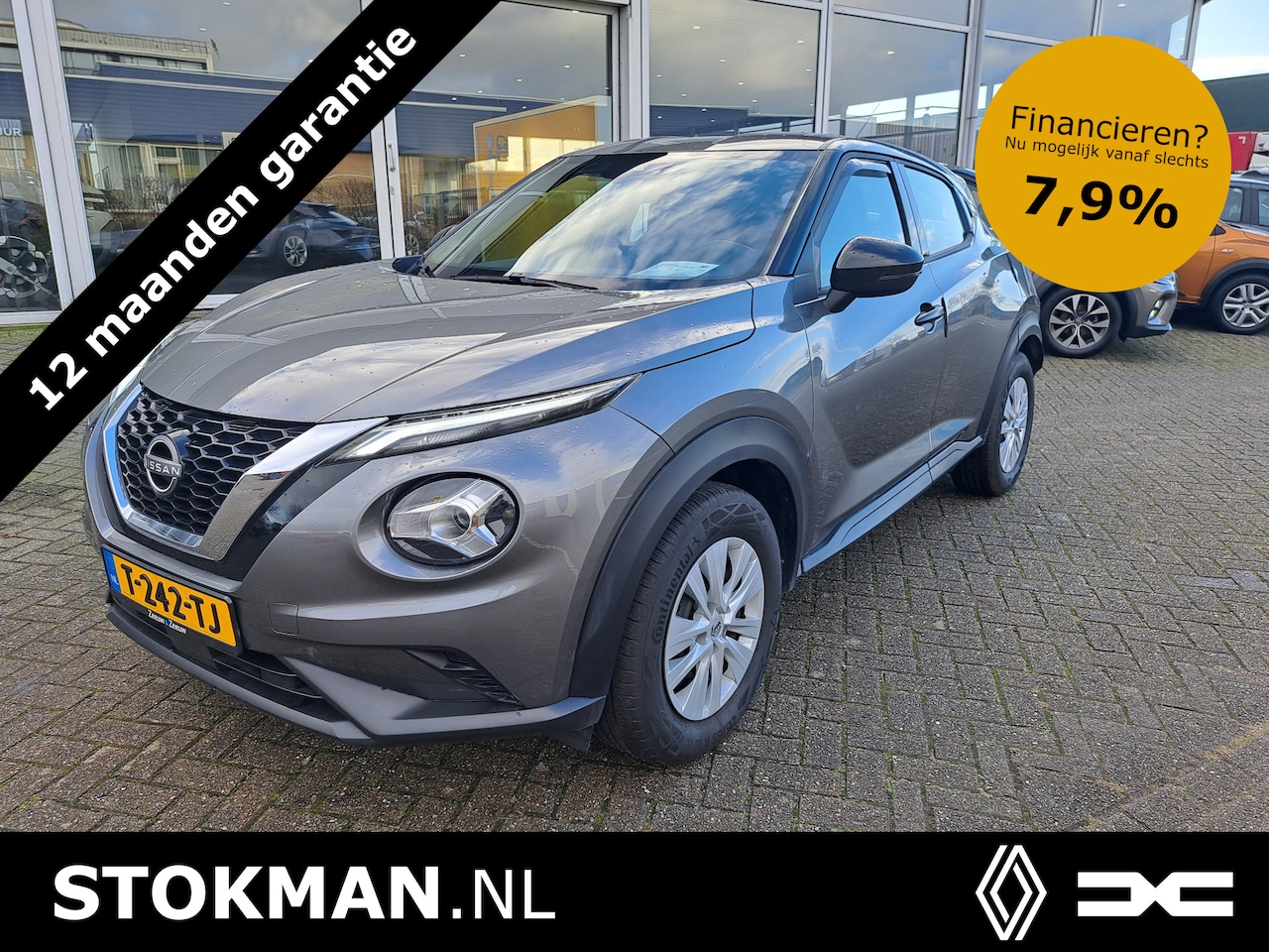 Nissan Juke - 1.0 DIG-T 115pk Visia | Airco | Cruise | Bluetooth | | incl. Bovag rijklaarpakket met 12 m - AutoWereld.nl