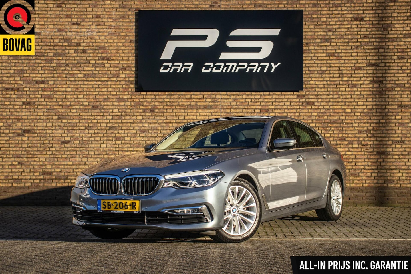 BMW 5-serie - 520i Luxury Line, NAP, Leder, Carplay, Head-Up - AutoWereld.nl