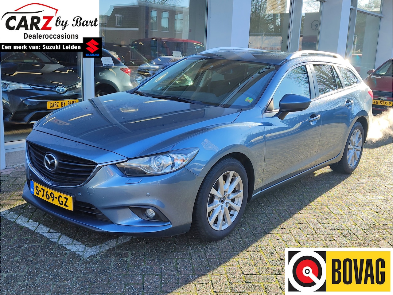 Mazda 6 Sportbreak - 2.0 SKYACTIV-G SKYLEASE+ Rijstrookhulp | Navi | Stoelverwarming | Keyless - AutoWereld.nl