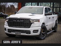 Dodge Ram 1500 - LIMITED NIGHT H.O 540PK 706 Nm | XB9 | MASSAGE | BOM VOL | PW7 WHITE | CREW CAB | DUBBELE