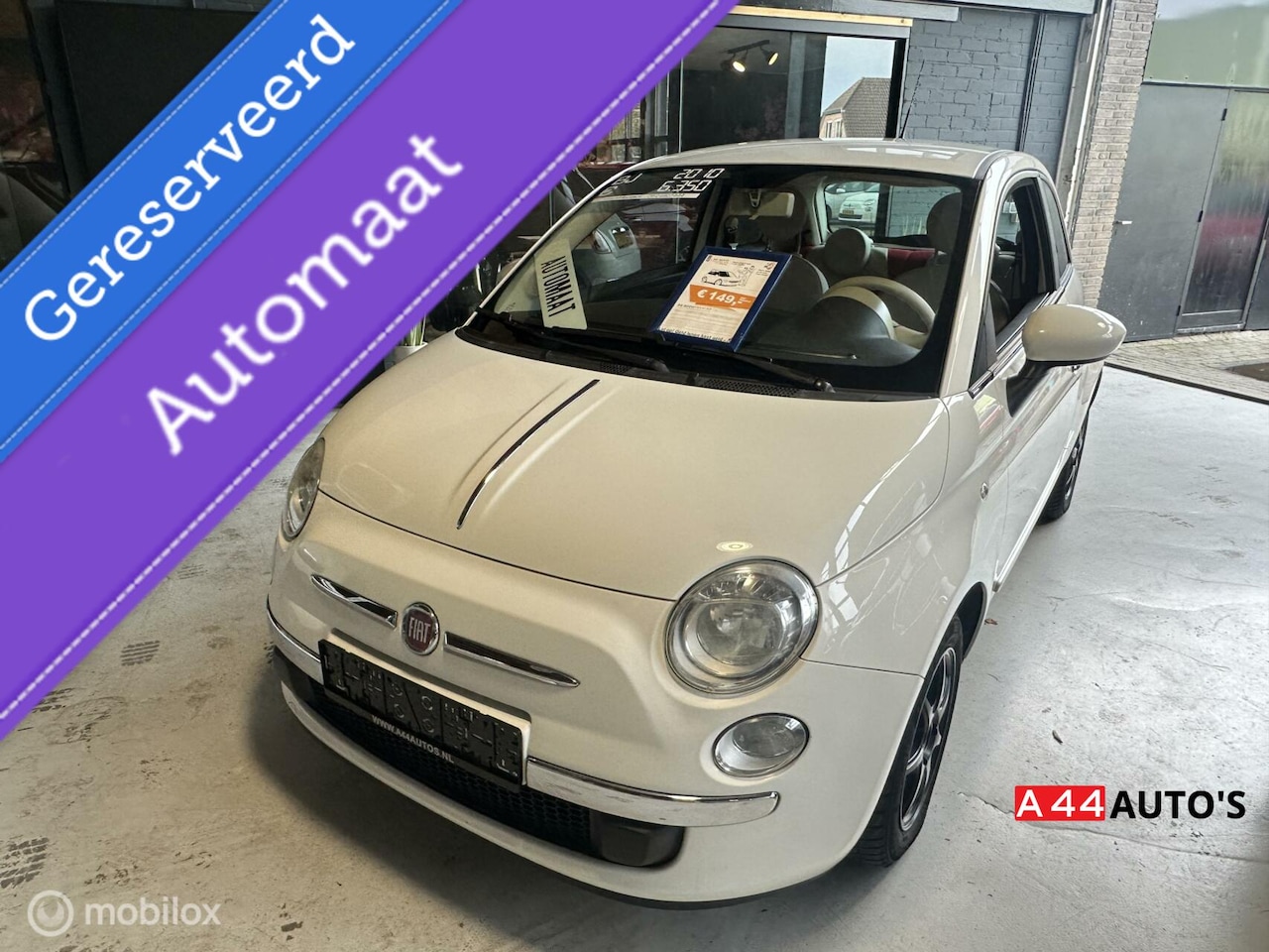 Fiat 500 - 1.2 * AUTOMAAT * NL AUTO *NAP✅*HALF LEDER INTERIEUR - AutoWereld.nl