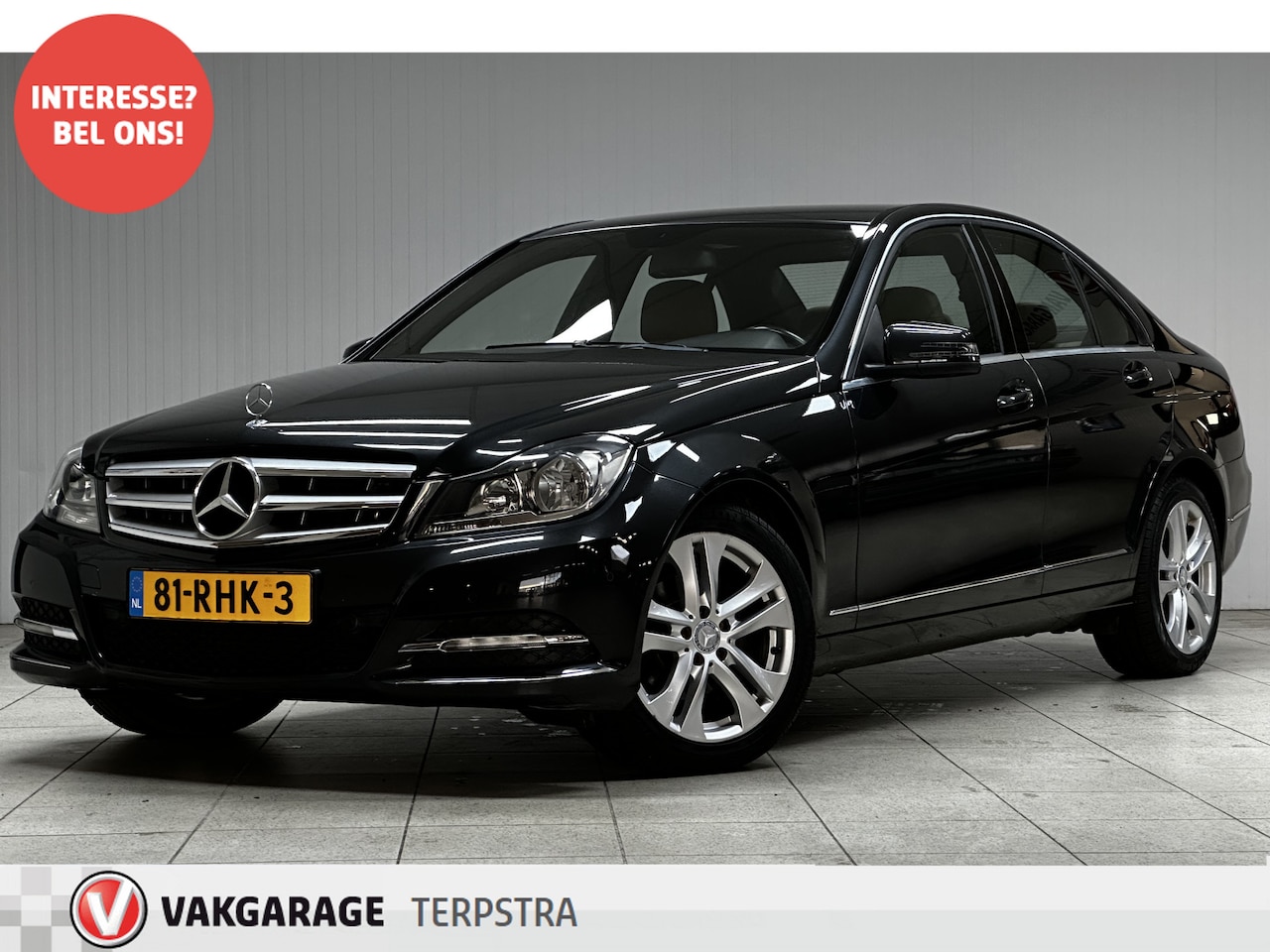 Mercedes-Benz C-klasse - 180 Business Class 125! Avantgarde/ NL AUTO!/ Facelift!/ Automaat/ 17'' LMV/ Vol Leder/ Mu - AutoWereld.nl