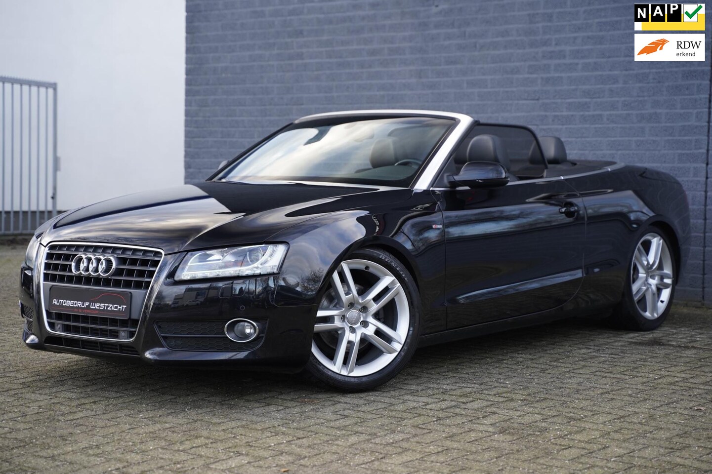 Audi A5 Cabriolet - 2.0 TFSI S Line Automaat, Leder, Navigatie - AutoWereld.nl