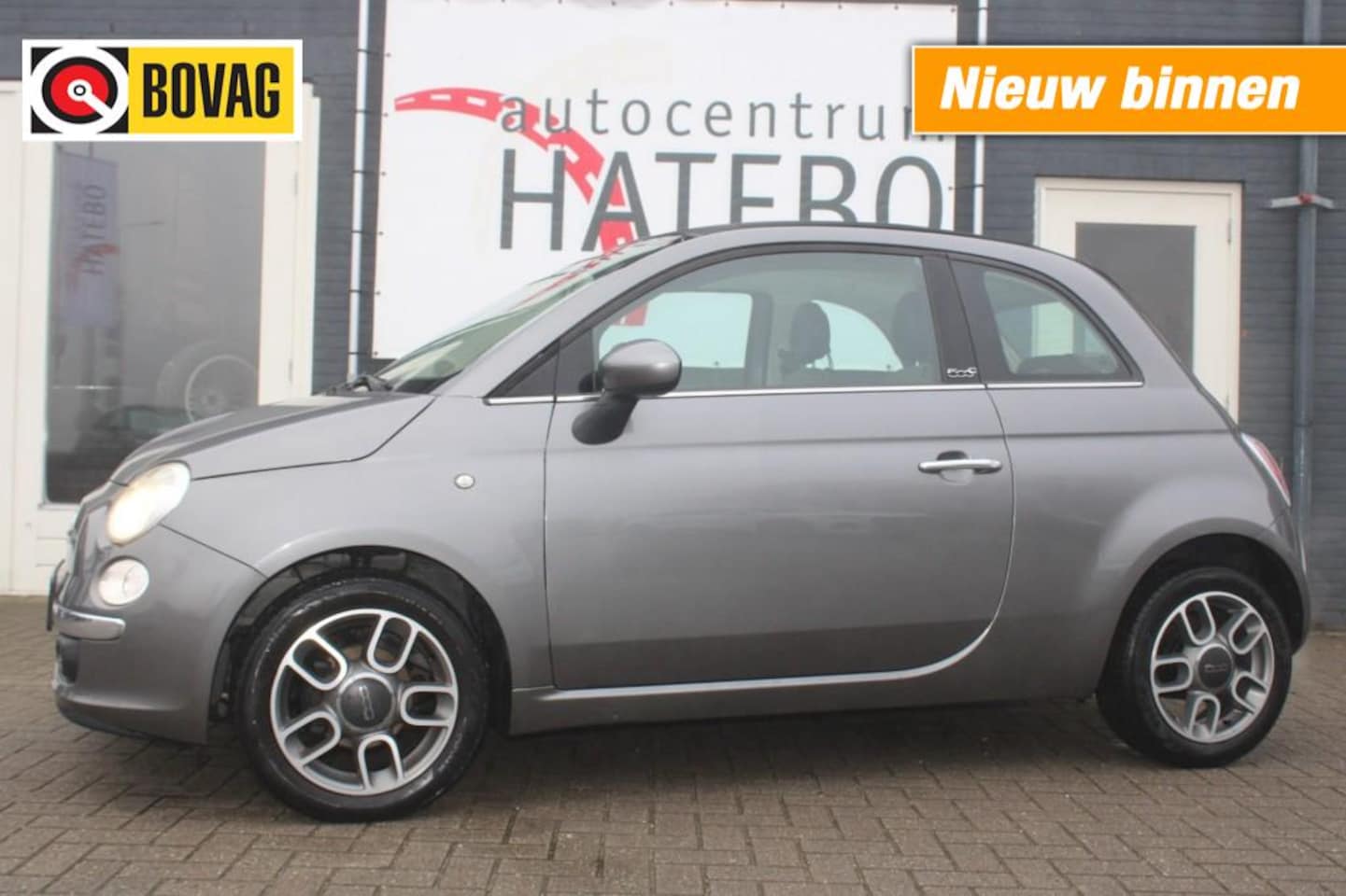 Fiat 500 - 1.2 LOUNGE Cabrio Airco LM 16 Supermooi! - AutoWereld.nl