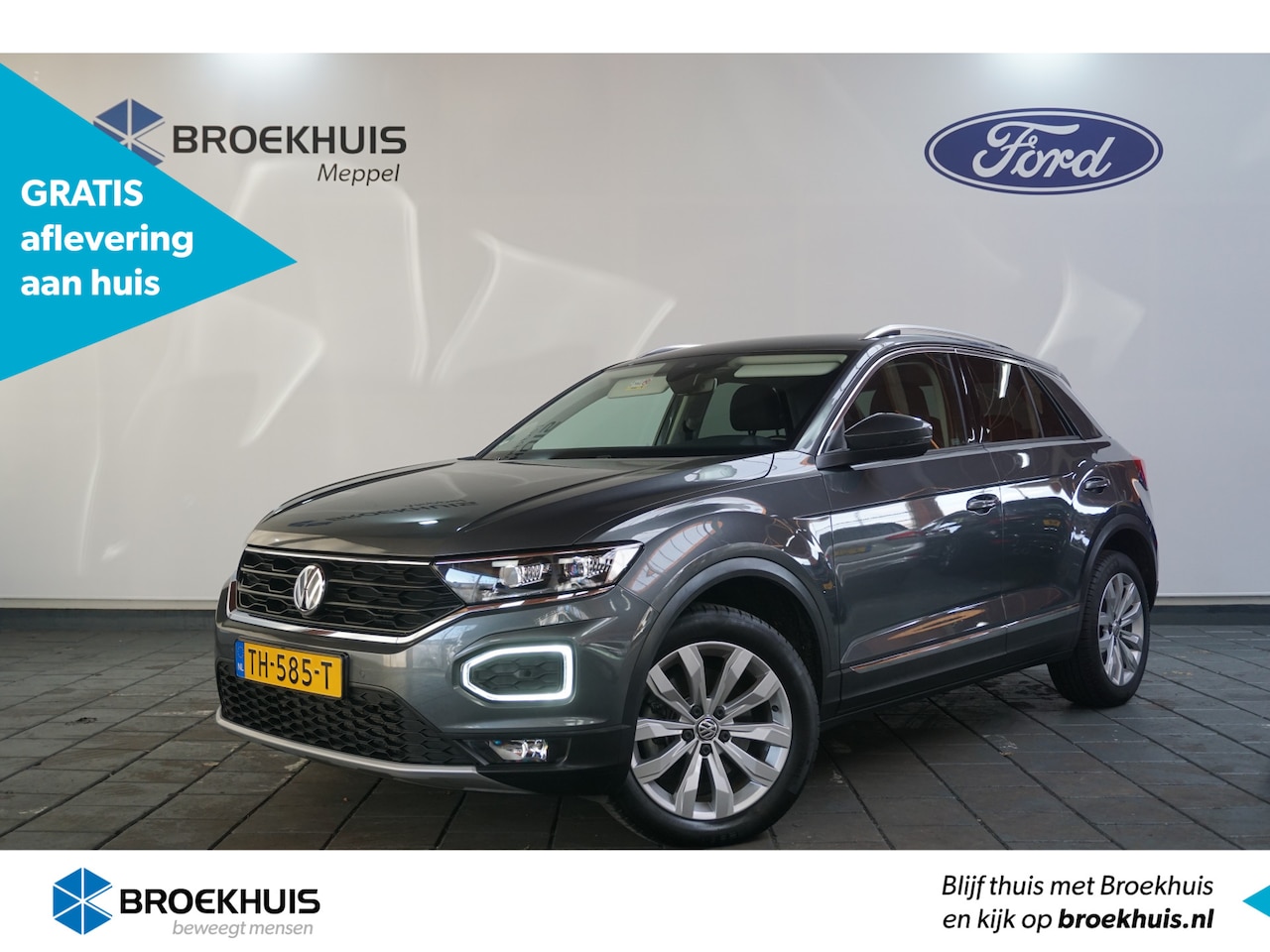 Volkswagen T-Roc - 1.5 TSI Sport | Trekhaak | 1500kg Trekgewicht | Navi | Adaptive Cruise | - AutoWereld.nl