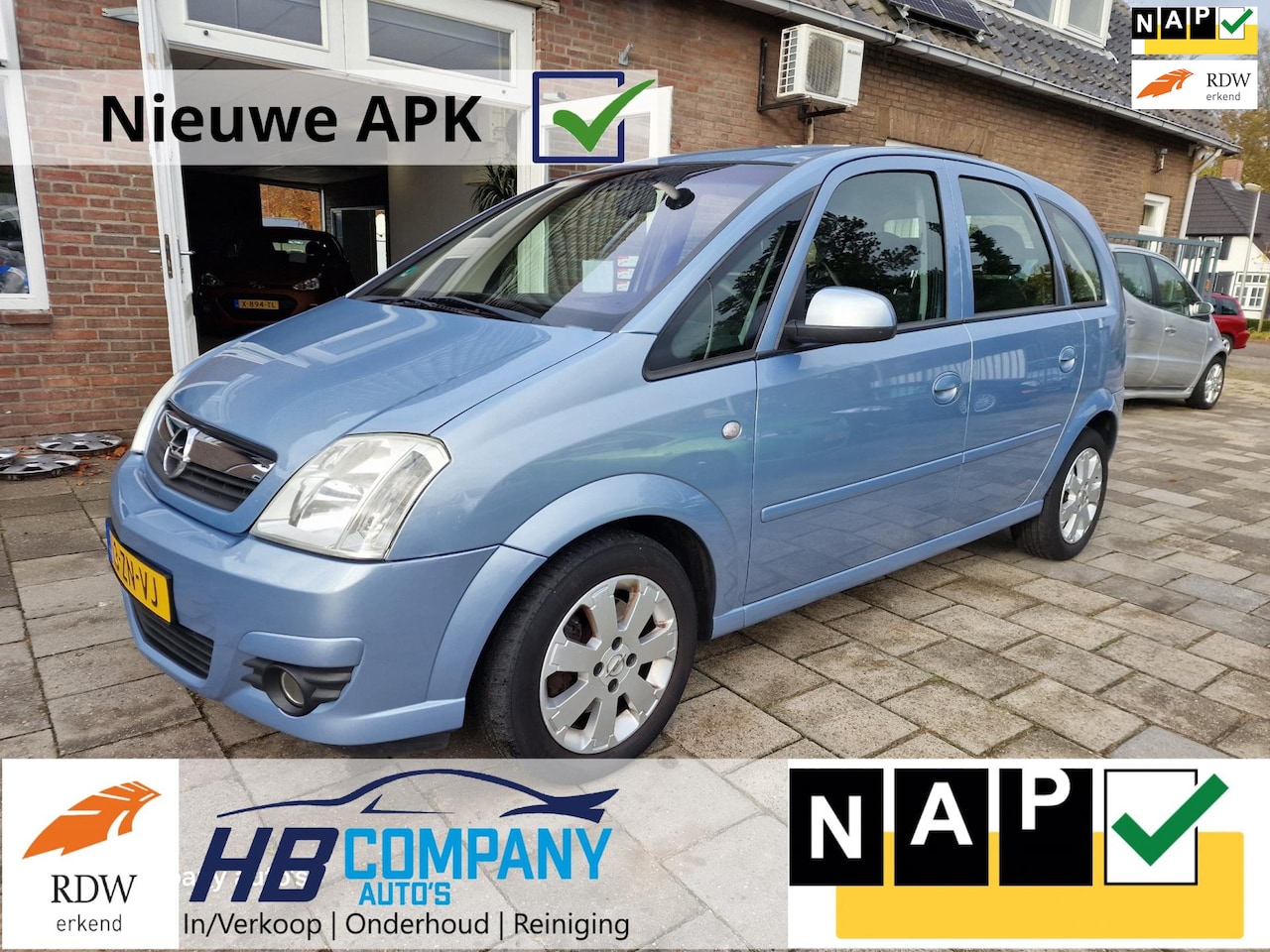 Opel Meriva - 1.6-16V Temptation| Airco automatisch| Onderhouden| Nieuwe APK| NAP - AutoWereld.nl