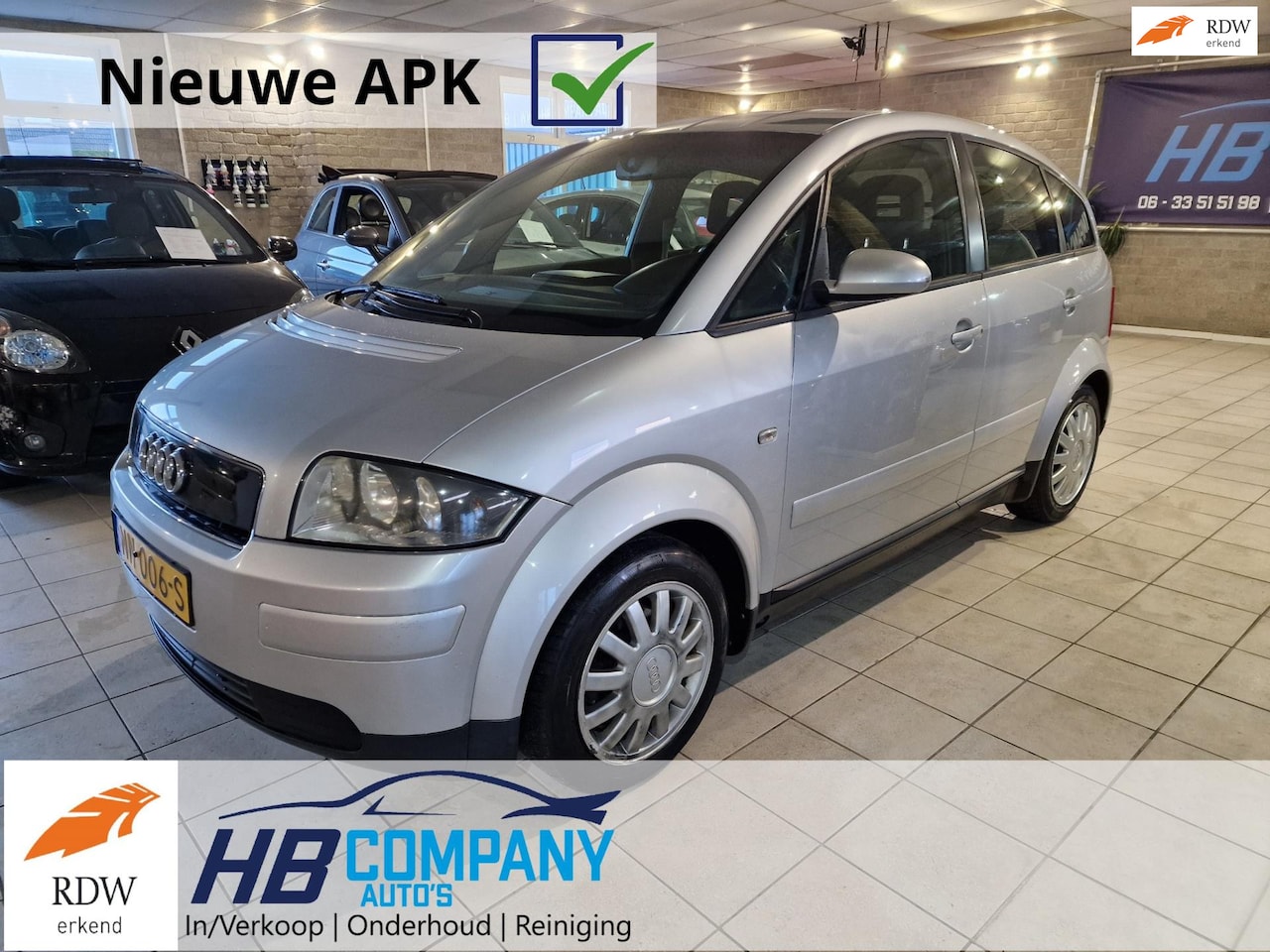 Audi A2 - 1.4 Exclusive| Nette auto| Nw APK| Airco automatisch| Weinig KM - AutoWereld.nl