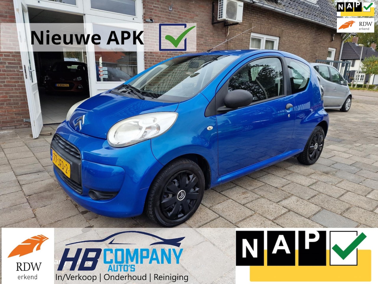 Citroën C1 - 1.0-12V Séduction| Navigatie| Stuurbekrachtiging| Nieuwe APK | Multimedia | NAP | Zeer net - AutoWereld.nl