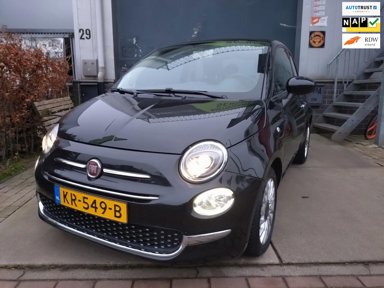 Fiat 500 - 0.9 TwinAir Turbo Lounge Panoramdak - AutoWereld.nl