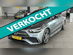 Mercedes-Benz C-klasse - 220 d AMG Line panoramadak leer sfeer verlichting stoelverwarming night-pakket vol optie