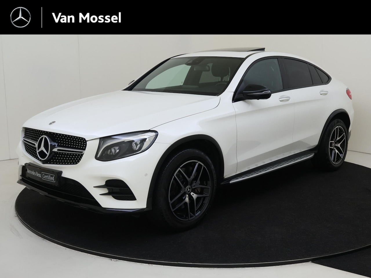 Mercedes-Benz GLC-klasse Coupé - 250 4MATIC Premium Plus / Stoelverwarming / 360Graden-Camera / Dodehoek-Assistent / Schuif - AutoWereld.nl