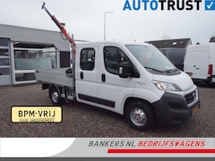 Fiat Ducato - 2.3 MJ 130PK Kraan Maxilift dubbel cabine open bak