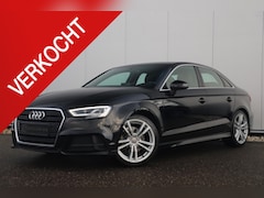 Audi A3 Limousine - 35 TFSI CoD S Line Sport 150PK Automaat Trekhaak Virtual Cockpit Half Leder 18 inch Full L