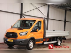 Ford Transit - met nieuwe NIEUWE MOTOR OPEN LAADBAK DUBBELLUCHT TREKHAAK 2800KG