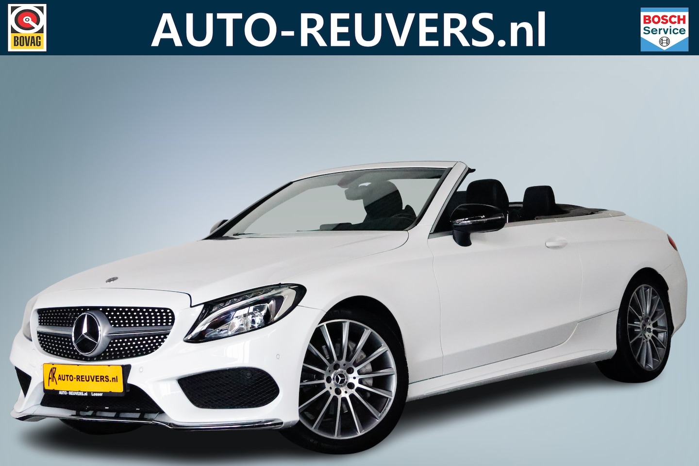 Mercedes-Benz C-klasse Cabrio - 200 AMG Line / Leder / LED / Camera / Trekhaak / Memory seats - AutoWereld.nl