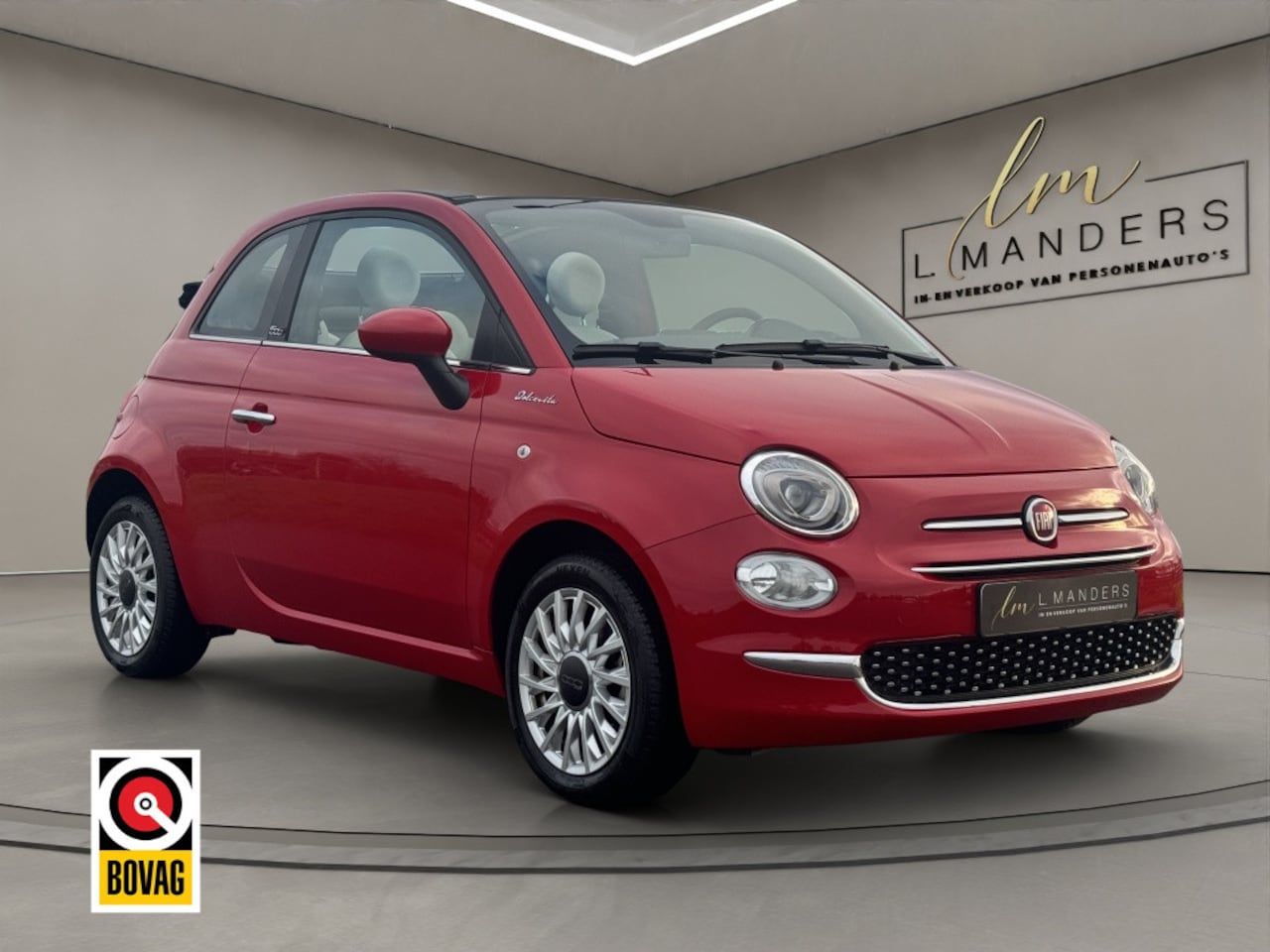 Fiat 500 C - 1.0 Hybrid Dolcevita 2023 ROOD | Cruise Control | Apple CarPlay - AutoWereld.nl