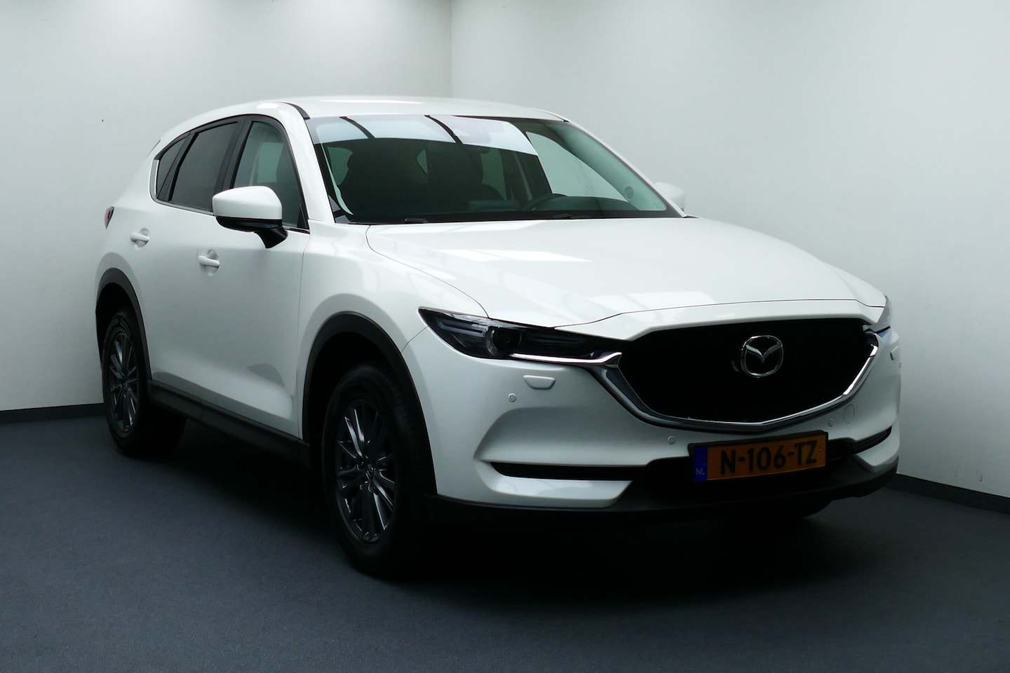 Mazda CX-5 - 2.0 SkyActiv-G 165 Skylease. Wit Parelmoer, Navi, Stoel&StuurVerw, Led Koplampen, Haak 180 - AutoWereld.nl