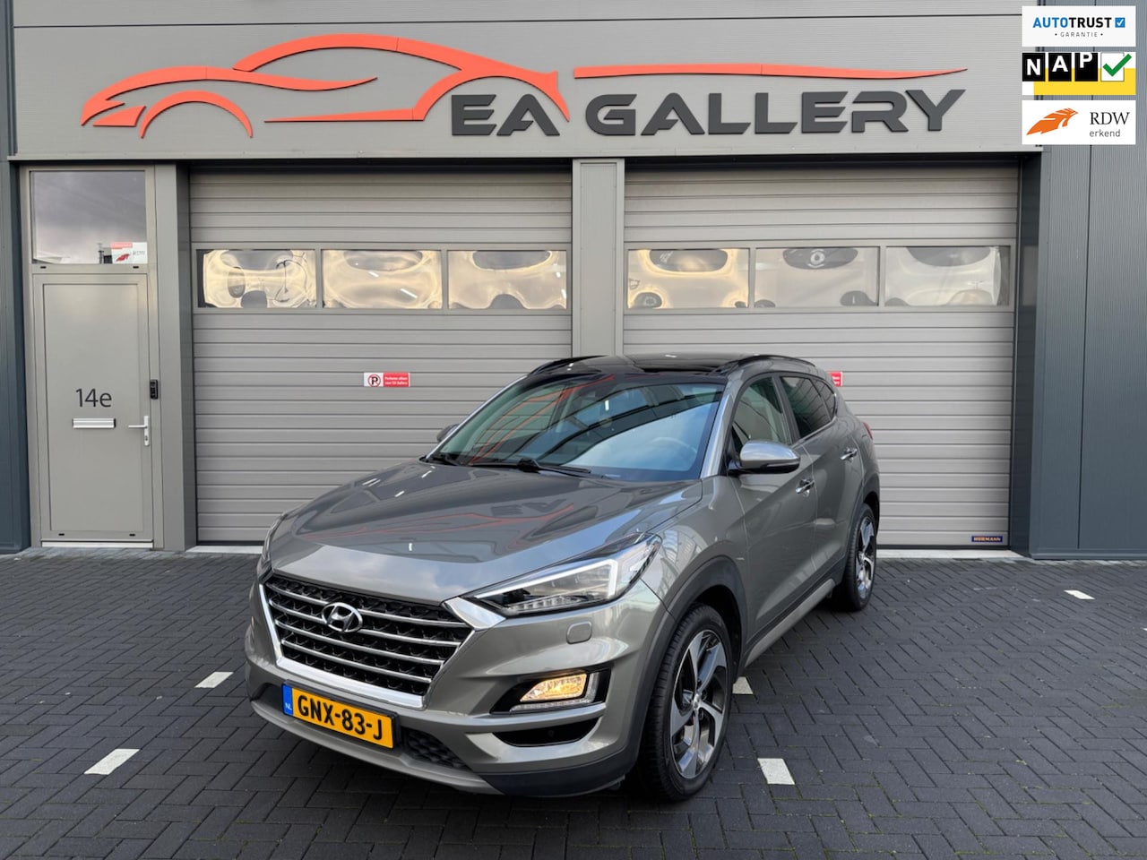 Hyundai Tucson - 1.6 T-GDi Premium 4WD VOL! Airco|Leder|Pano - AutoWereld.nl